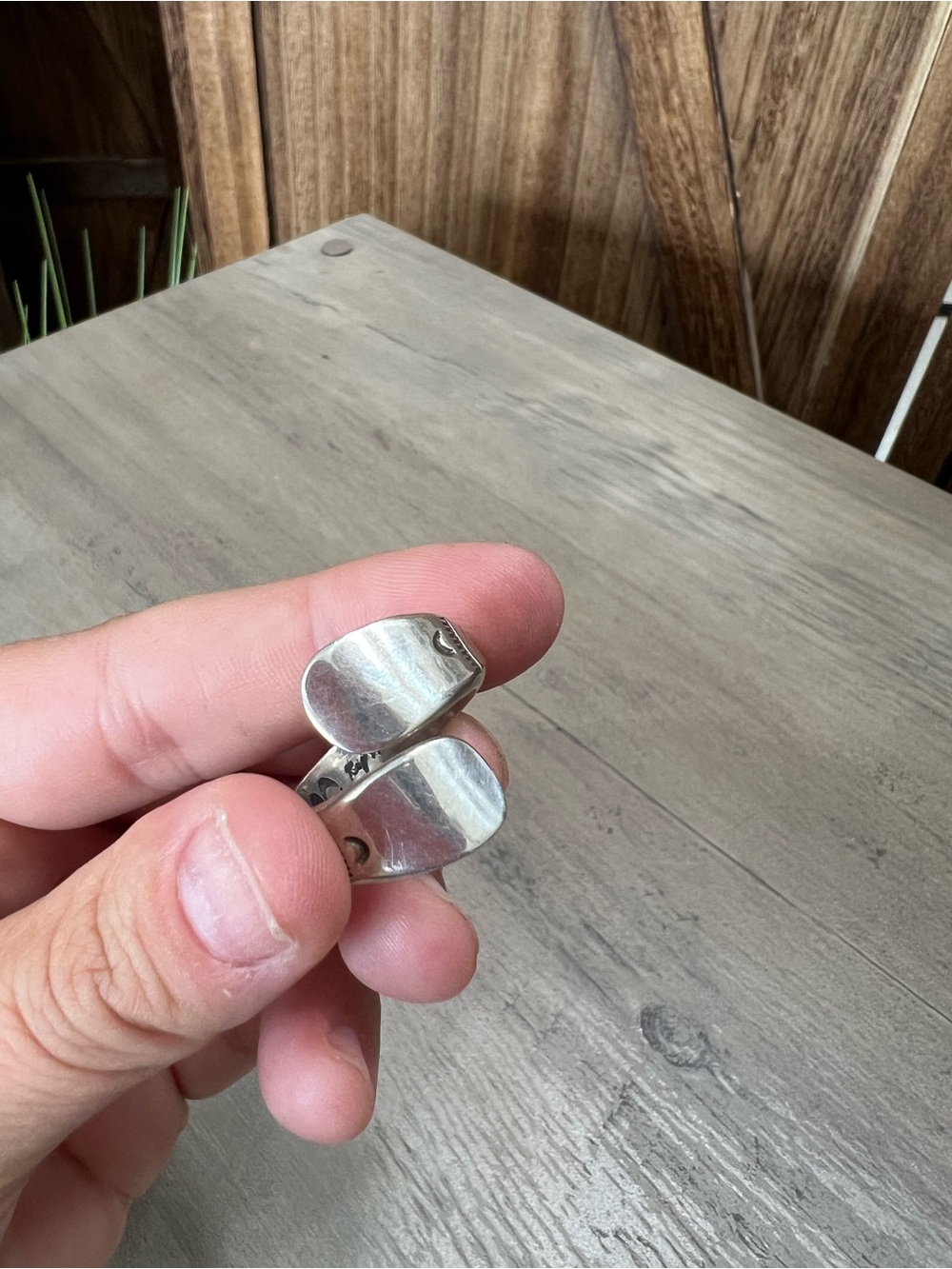 Native Ray Adaki Sterling Silver Ring Sz8.5 - Picture 5 of 6